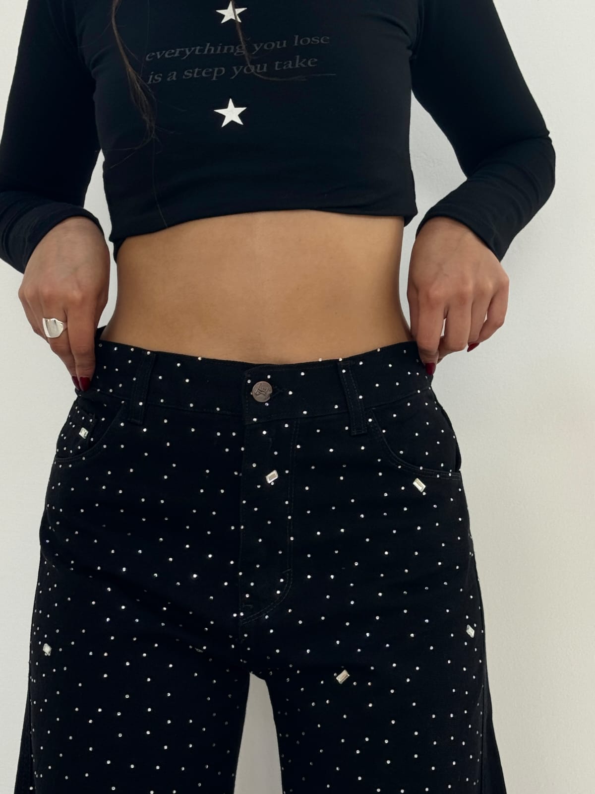 WIDE LEG BLACK GALAXY