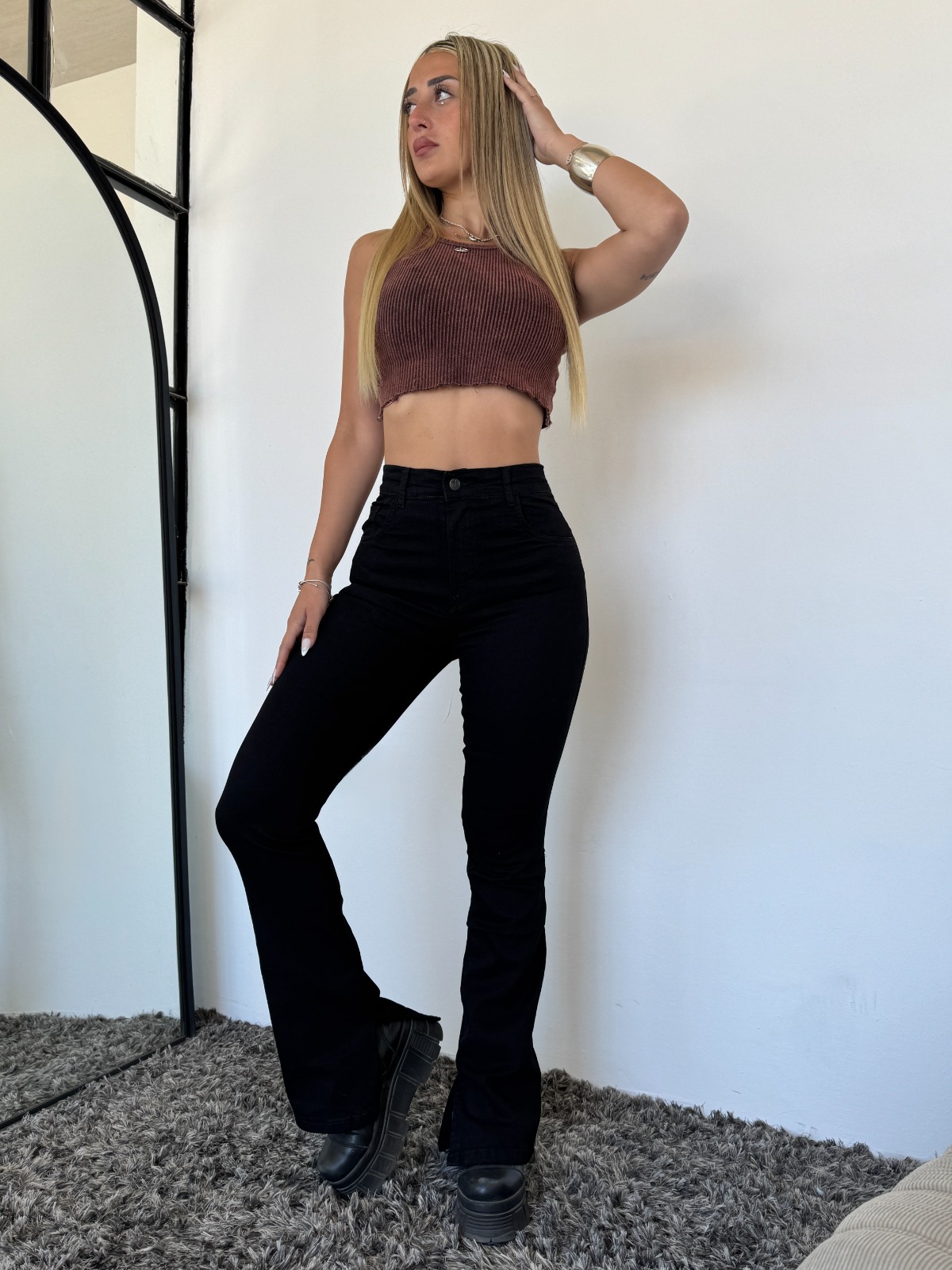 SEMI OXFORD BLACK KENDALL
