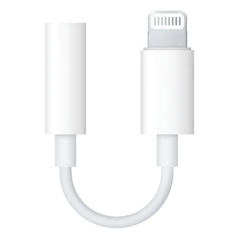 Adaptador Apple Original Lightning a 3.5 mm.