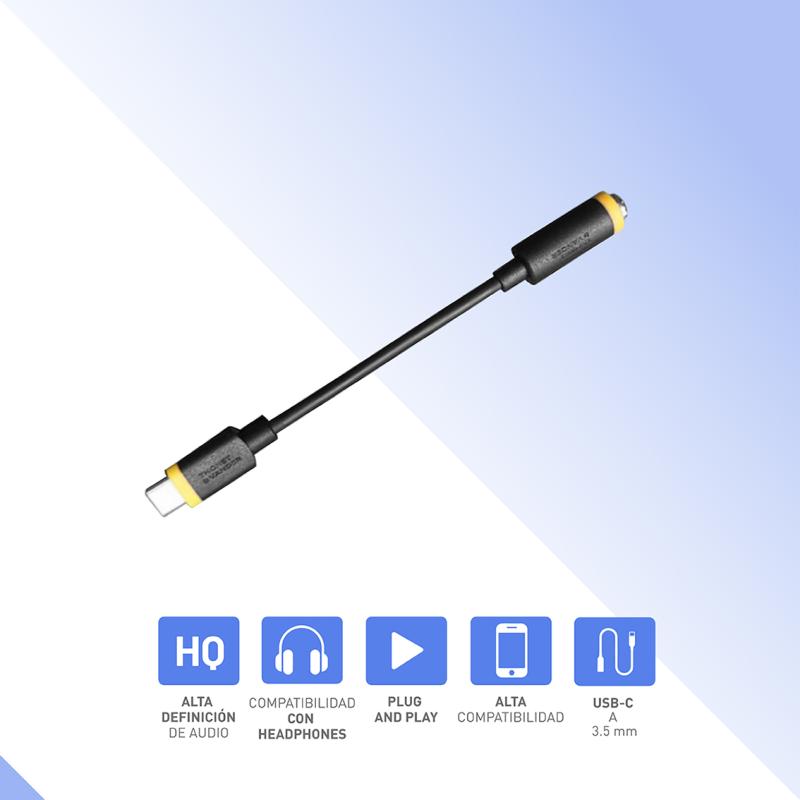 T&V Winzig Cable USB-C a jack de 3.5 mm.