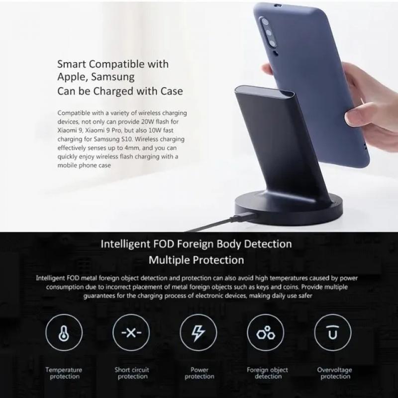 Cargador Inalámbrico Xiaomi MI 20W Wireless