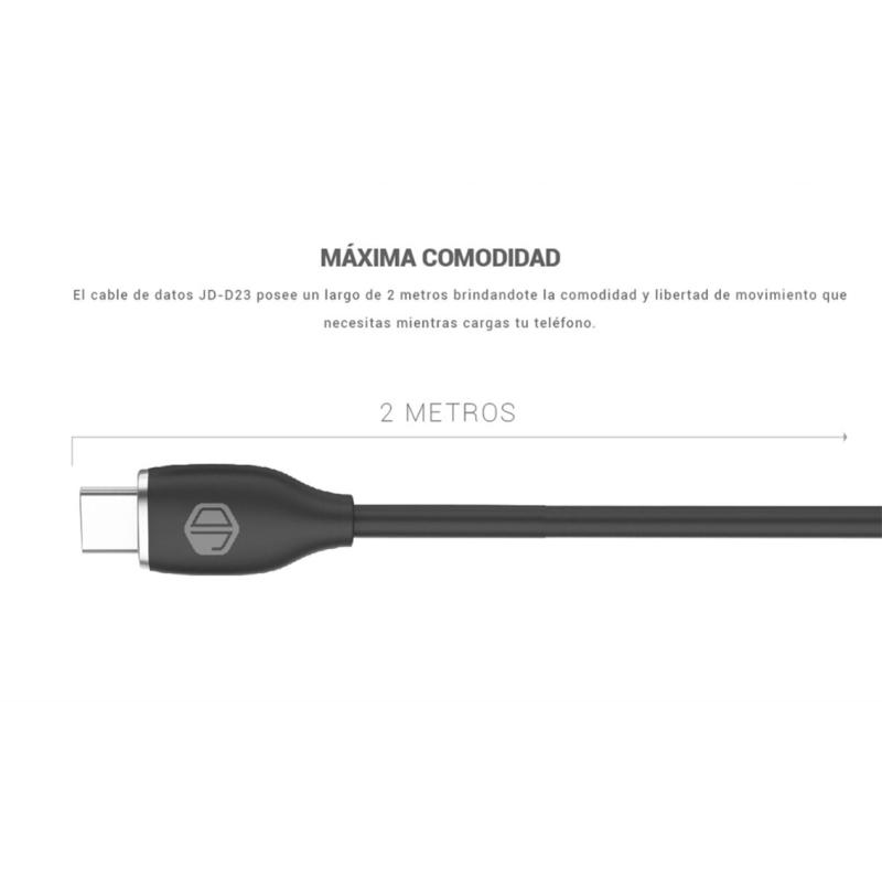 Cable de datos JD D-23 (Tipo C-Tipo C)