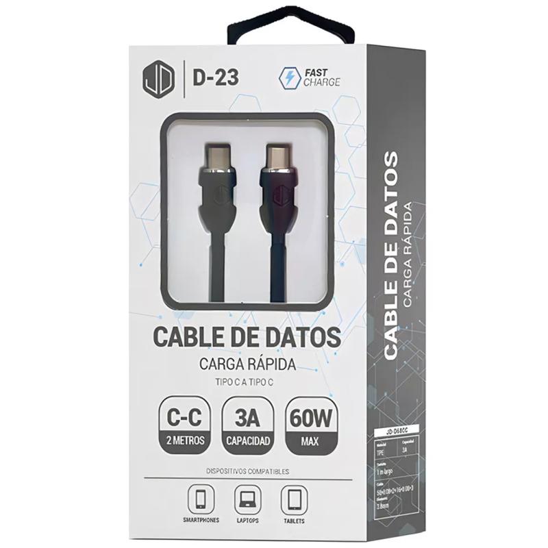Cable de datos JD D-23 (Tipo C-Tipo C)