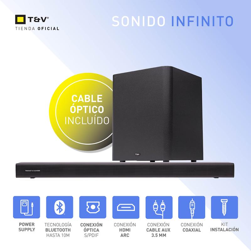 Barra de Sonido con Subwoofer Stern