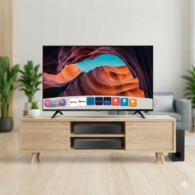 Barra Balken + Smart Tv Punktal 32 Pulgadas