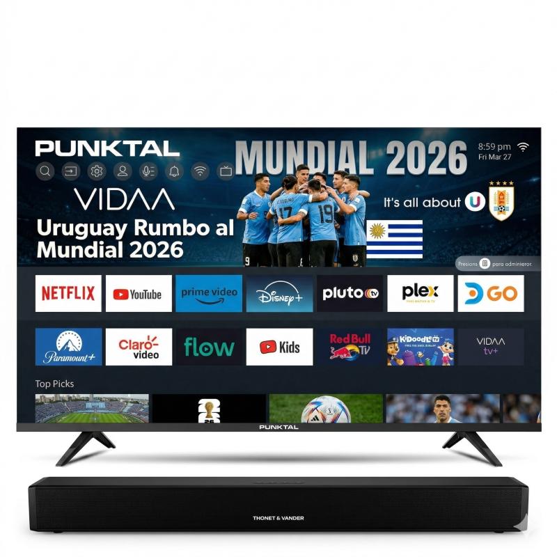 Barra Gut Gen2 + Smart Tv Punktal 40 Pulgadas