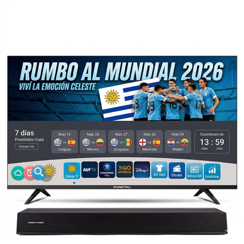 Barra Rohre Gen2 + Smart Tv Punktal 40 Pulgadas