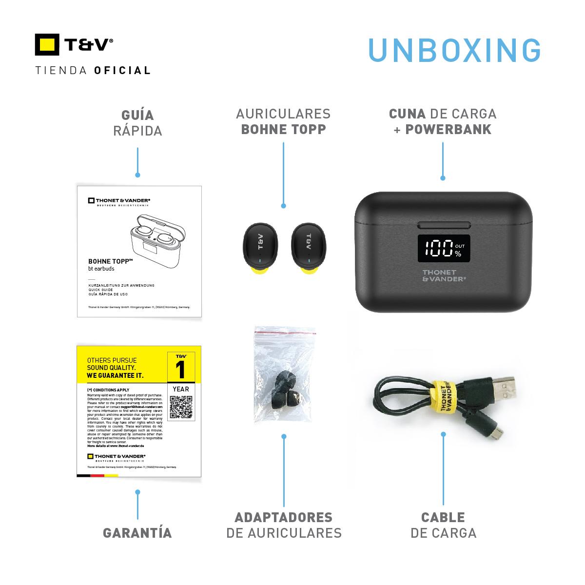 Auriculares BOHNE TOPP