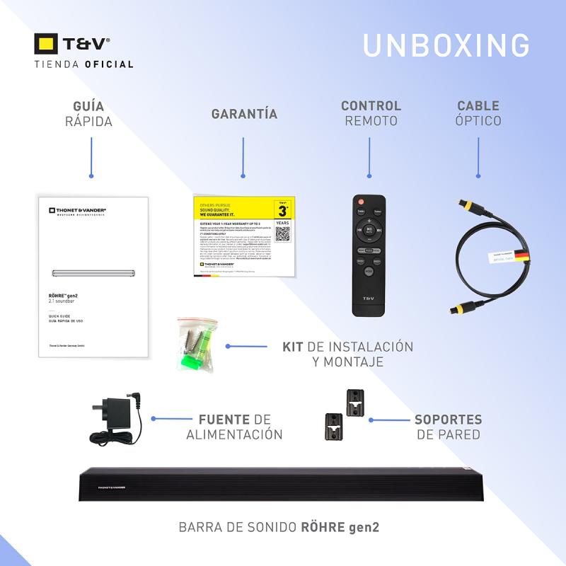 Barra de Sonido RÖHRE Gen2