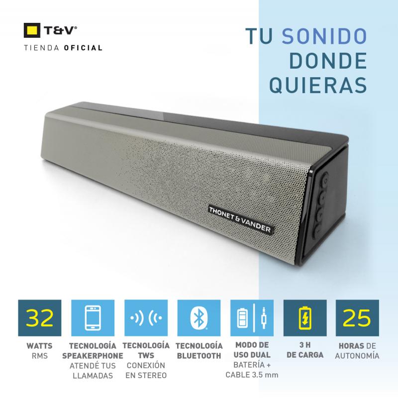 Barra de Sonido Portatil HOLM