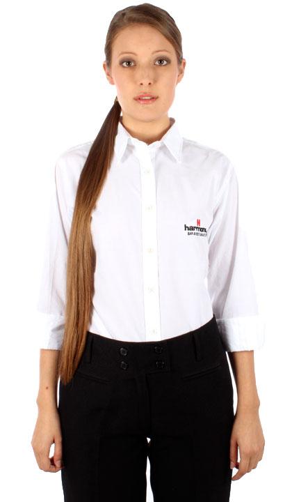 Camisa Manga 3/4 Color Blanco