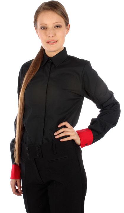 Camisa manga larga con accesorio en puños