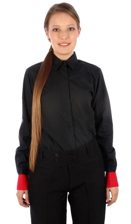 Camisa manga larga con accesorio en puños