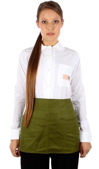 Delantal tres bolsillos