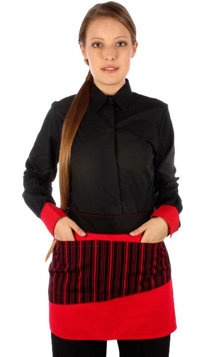 Delantal dos bolsillos con fantasía