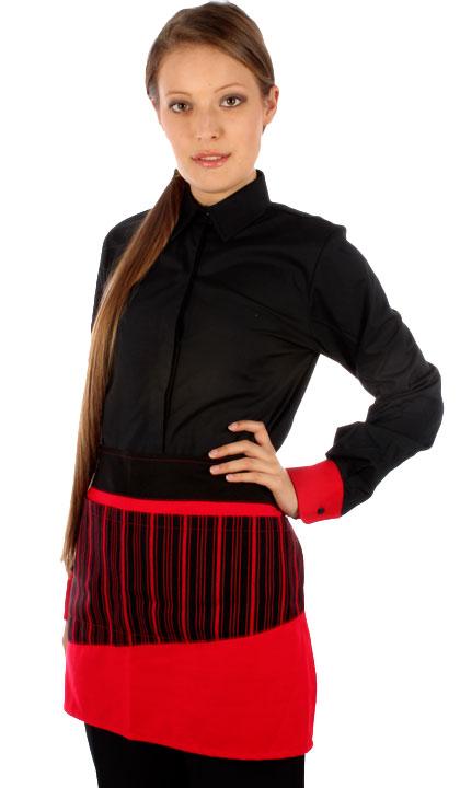 Delantal dos bolsillos con fantasía