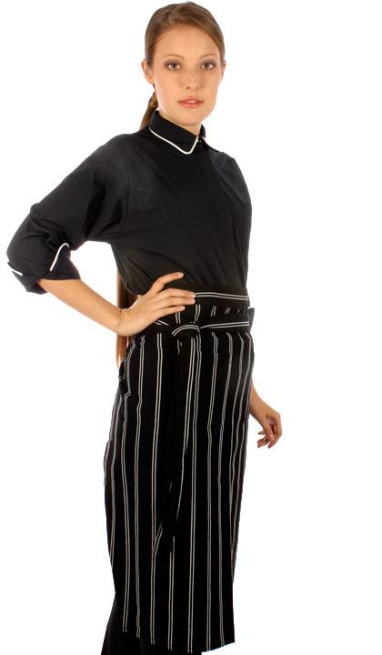 Delantal gastronómico blanco