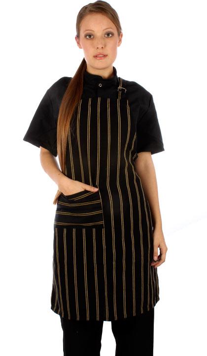 Delantal de pechera gastronómico