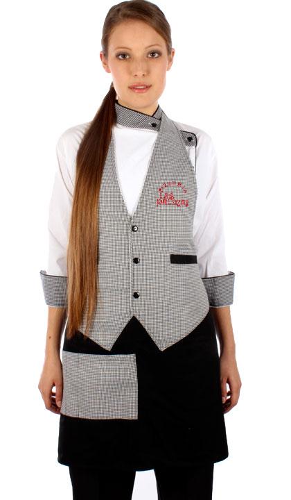Delantal de pechera simil chaleco