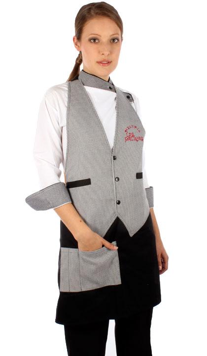 Delantal de pechera simil chaleco