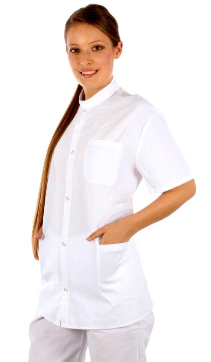 Casaca clásica de cocina blanca