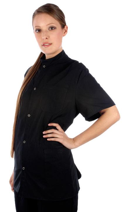 Casaca clásica de cocina negra
