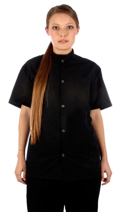 Casaca clásica de cocina negra