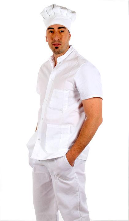 Casaca clásica de cocina blanca