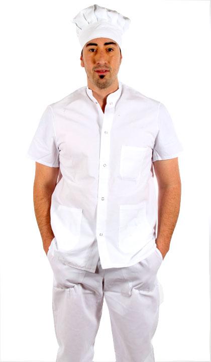 Casaca clásica de cocina blanca