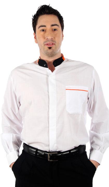 Camisa con accesorio en dos colores