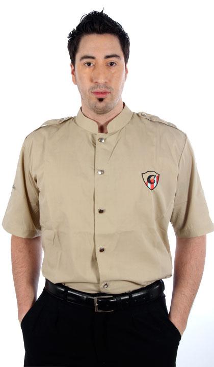 Camisa con charretera