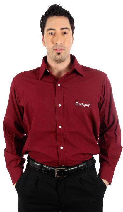 Camisa con cuello de vestir