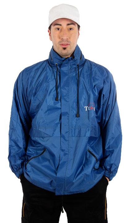 Campera de repartidor azul