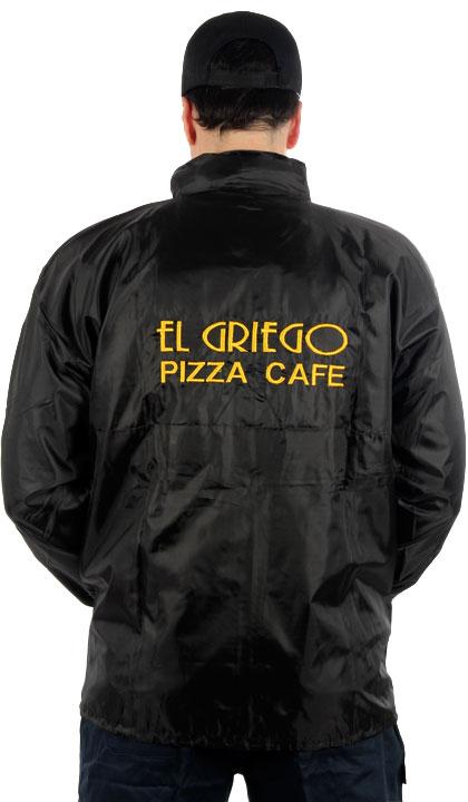 Campera de repartidor negro