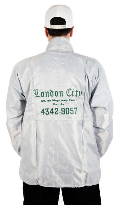 Campera de repartidor plata