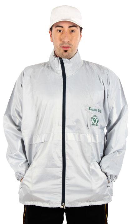 Campera de repartidor plata