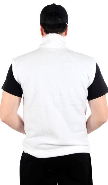 Chaleco polar blanco