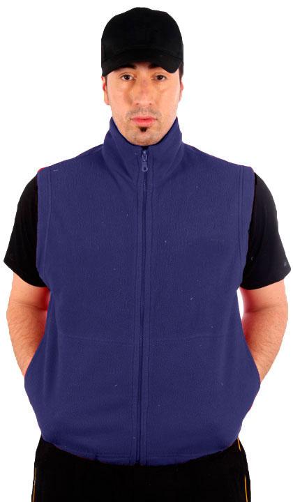 Chaleco polar azul