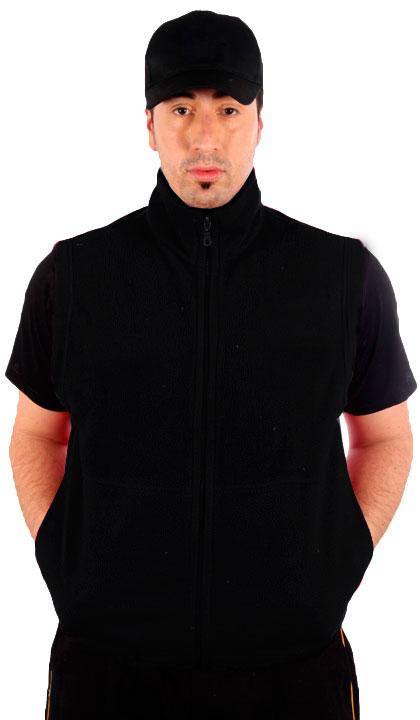 Chaleco polar negro