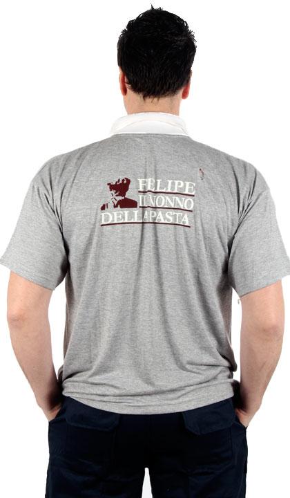 Chomba gris combinada