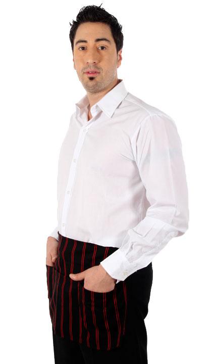 Delantal gastronómico rojo