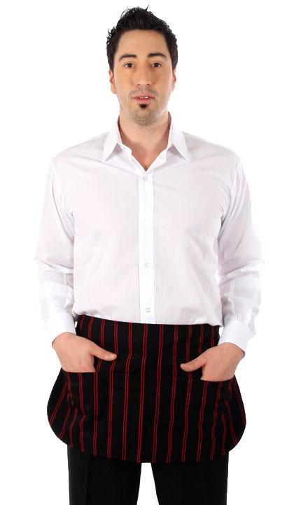 Delantal gastronómico rojo