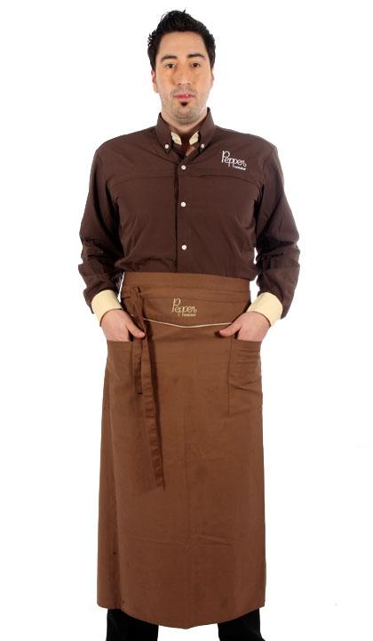 Delantal de cintura con accesorio