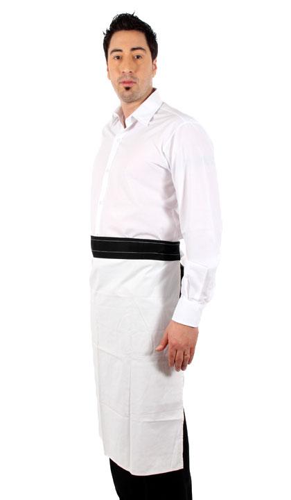 Delantal con cintura en fantasía