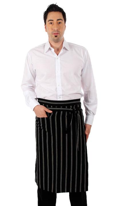 Delantal gastronómico blanco