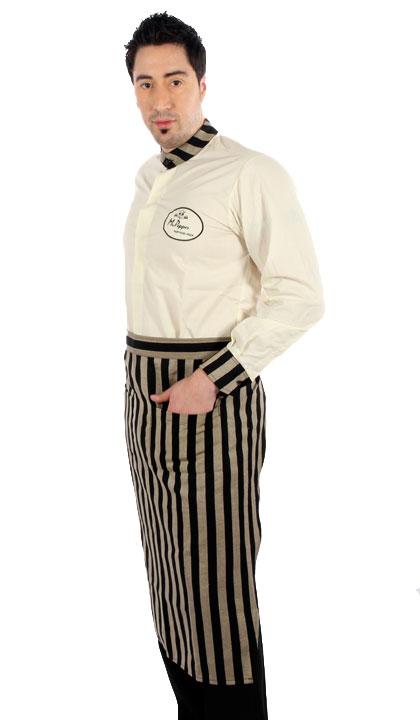 Delantal largo trapecio en fantasía