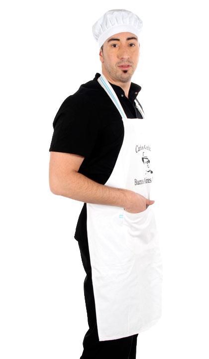 Delantal de pechera Gardel