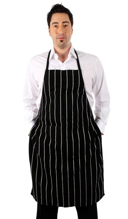 Delantal de pechera regulable