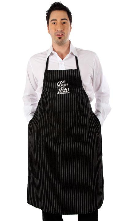 Delantal de pechera regulable