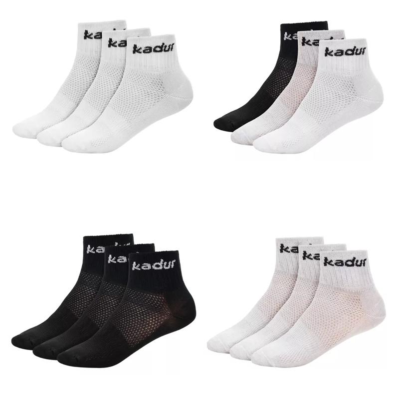 MEDIAS SOQUETES RUNNING UNISEX KADUR X3